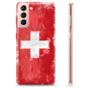 Samsung Galaxy S21 5G TPU-skal - Schweizisk Flagga