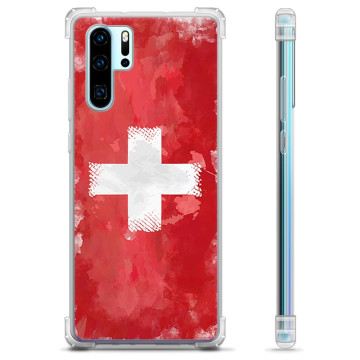 Huawei P30 Pro Hybridskal - Schweizisk Flagga