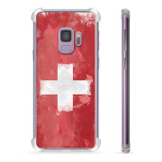 Samsung Galaxy S9 Hybridskal - Schweizisk Flagga