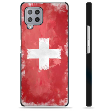 Samsung Galaxy A42 5G Skyddsskal - Schweizisk Flagga