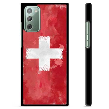 Samsung Galaxy Note20 Skyddsskal - Schweizisk Flagga