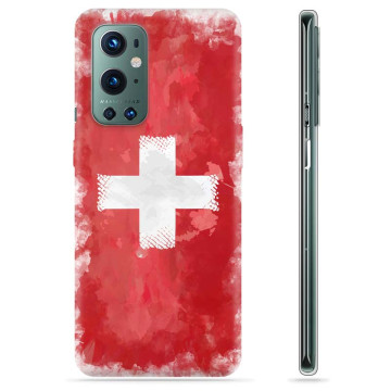 OnePlus 9 Pro TPU-skal - Schweizisk Flagga