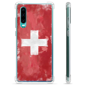 Huawei P30 Hybridskal - Schweizisk Flagga