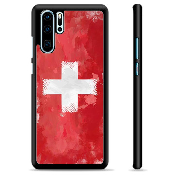 Huawei P30 Skyddsskal - Schweizisk Flagga