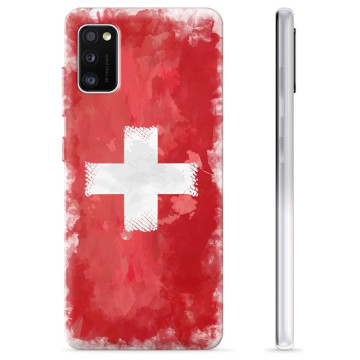 Samsung Galaxy A41 TPU-skal - Schweizisk Flagga