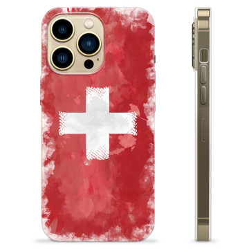 iPhone 13 Pro Max TPU-skal - Schweizisk Flagga