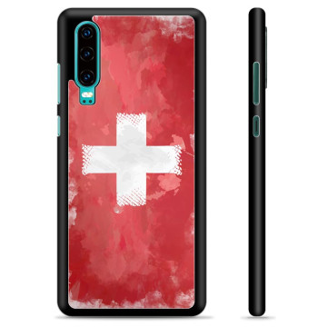 Huawei P30 Skyddsskal - Schweizisk Flagga