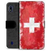 Samsung Galaxy A10 Premium Plånboksfodral - Schweizisk Flagga