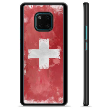 Huawei Mate 20 Pro Skyddsskal - Schweizisk Flagga