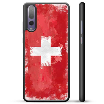 Huawei P20 Skyddsskal - Schweizisk Flagga