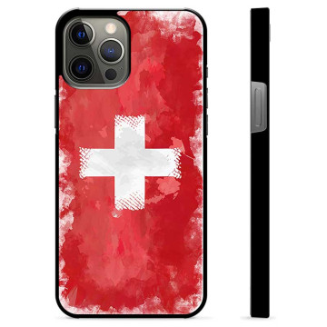 iPhone 12 Pro Max Skyddsskal - Schweizisk Flagga