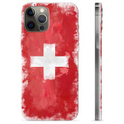 iPhone 12 Pro Max TPU-skal - Schweizisk Flagga