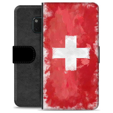 Huawei Mate 20 Pro Premium Plånboksfodral - Schweizisk Flagga