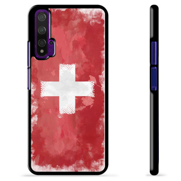 Huawei Nova 5T Skyddsskal - Schweizisk Flagga