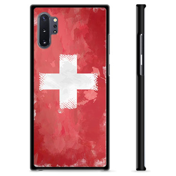 Samsung Galaxy Note10+ Skyddsskal - Schweizisk Flagga