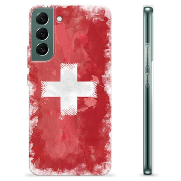 Samsung Galaxy S22+ 5G TPU-skal - Schweizisk Flagga