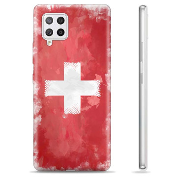 Samsung Galaxy A42 5G TPU-skal - Schweizisk Flagga