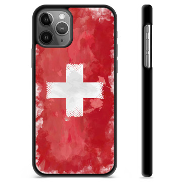 iPhone 11 Pro Max Skyddsskal - Schweizisk Flagga