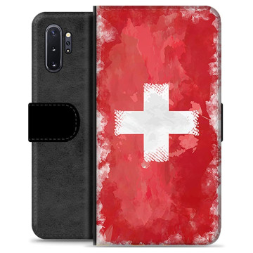 Samsung Galaxy Note10+ Premium Plånboksfodral - Schweizisk Flagga