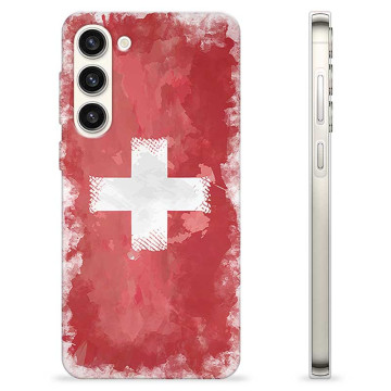 Samsung Galaxy S23+ 5G TPU-skal - Schweizisk Flagga