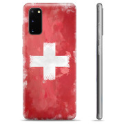 Samsung Galaxy S20 TPU-skal - Schweiziska Flaggan