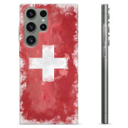 Samsung Galaxy S23 Ultra 5G TPU-skal - Schweizisk Flagga