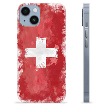 iPhone 14 TPU-skal - Schweiziska Flaggan