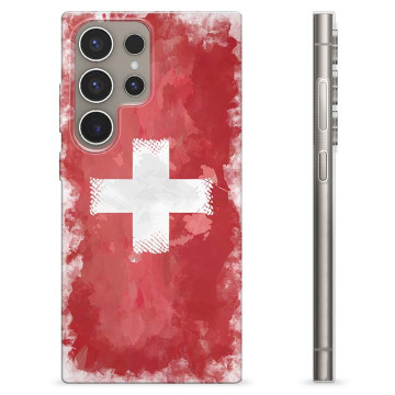 Samsung Galaxy S24 Ultra TPU-skal - Schweizisk Flagga