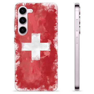 Samsung Galaxy S23 5G TPU-skal - Schweizisk Flagga