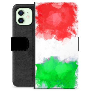 iPhone 12 Premium Plånboksfodral - Italiensk Flagga