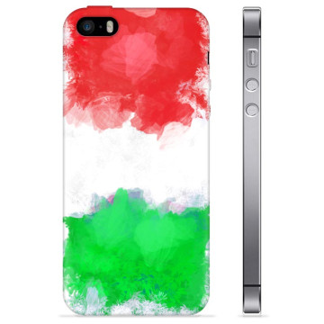 iPhone 5/5S/SE TPU-skal - Italiensk Flagga