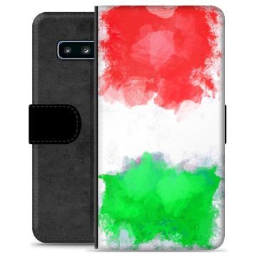 Samsung Galaxy S10 Premium Plånboksfodral - Italiensk Flagga