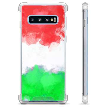 Samsung Galaxy S10 Hybridskal - Italiensk Flagga