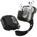 AirPods 4 Supcase Matrix-fodral med magnetisk laddning - Svart