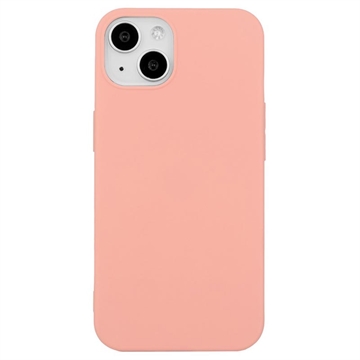 iPhone 15 Anti-Fingeravtryck Matt TPU-skal - Rosa