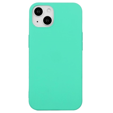 iPhone 15 Plus Anti-Fingeravtryck Matt TPU-skal - Cyan