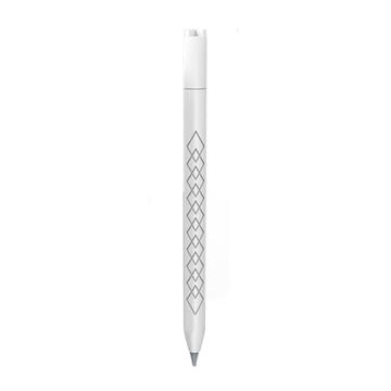 Apple Pencil (USB-C) silikonfodral med diamantstruktur - vit