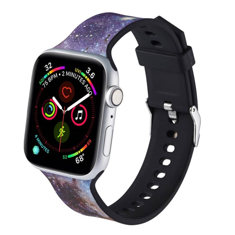 Apple Watch SE/6/5/4/3/2/1 Stylish Silikon Armband - 42mm ...