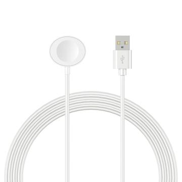 Apple Watch Oval USB-laddningskabel - 100cm - Vit