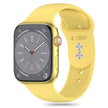 Apple Watch Series 10/9/8/7/6/SE Tech-Protect Silikonarmband - 40mm/41mm/42mm - Kanariegult