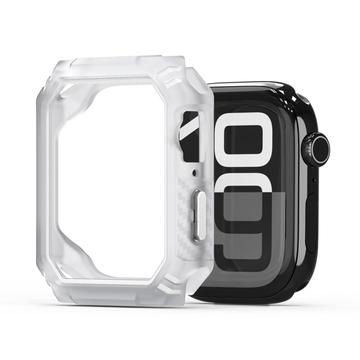 Apple Watch Series 10 Dux Ducis Damo Droppsäkert fodral - 42mm - Genomskinlig vit