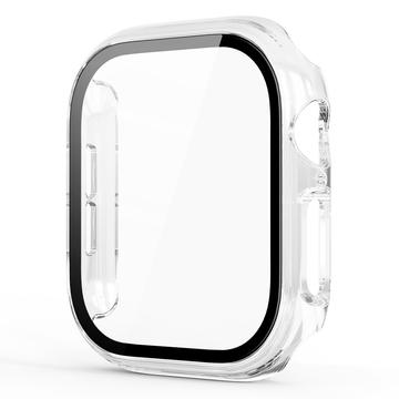 Apple Watch Series 10 Plastskal med Härdat Glas Skärmskydd - 42mm - Klar