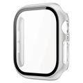 Apple Watch Series 10 Plastskal med Härdat Glas Skärmskydd - 42mm - Silver