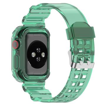 Apple Watch Series 10 Ersättningssilikonrem med Integrerad Ram - 42mm