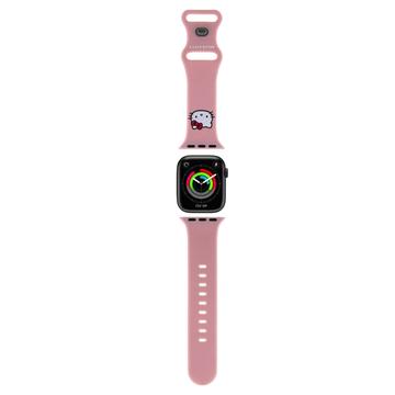 Apple Watch Series 10/9/8/SE (2022)/7/SE/6/5/4/3/2/1 Hello Kitty Kitty Head Silikonarmband - 42mm/41mm/40mm/38mm