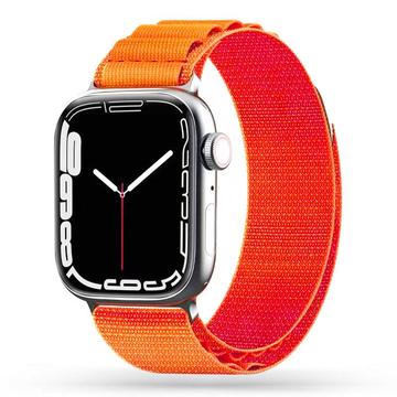 Apple Watch Series Ultra 2/Ultra/9/8/SE (2022)/7/SE/6/5/4/3/2/1 Tech-Protect Nylon Pro Armband - 49mm/45mm/44mm/42mm - Orange