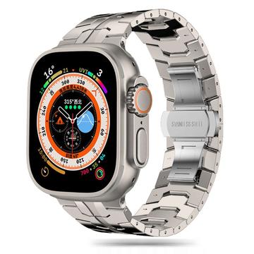 Apple Watch Series Ultra 2/Ultra/9/8/SE (2022)/7/SE/6/5/4/3/2/1 Tech-Protect linjeband i rostfritt stål - 49mm/45mm/44mm/42mm - Titan