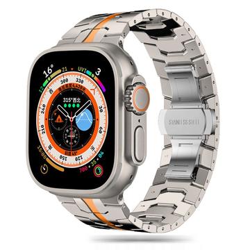 Apple Watch Series Ultra 2/Ultra/9/8/SE (2022)/7/SE/6/5/4/3/2/1 Tech-Protect Line-armband i rostfritt stål - 49mm/45mm/44mm/42mm