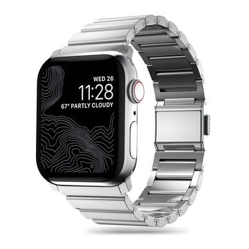 Apple Watch Series Ultra 2/Ultra/10/9/8/SE (2022)/7/SE/6/5/4/3/2/1 Tech-Protect SteelBand Armband i rostfritt stål - 49mm/46mm/45mm/44mm/42mm