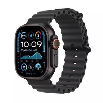 Apple Watch Ultra 2 LTE MX4P3DH/A - Titan, svart hav-armband, 49mm - Svart